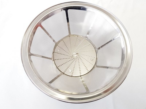 Rotor centrifugeuse pour jus de fruits et légumes Rotor Pièce détachée Panier à centrifuger VITAMAT INOX, 1210.210