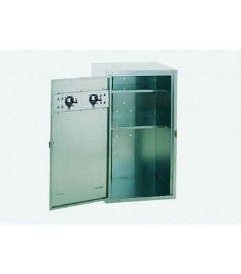 Plafonnier Growi (HxPxL) : 106 x 75 x 75 cm, cadenas, étagères, 10049750