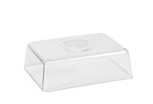 Hotte pour aliments frais APS en PS, 21,6 x 16,2 cm, hauteur : 7 cm, polystyrène, 06701