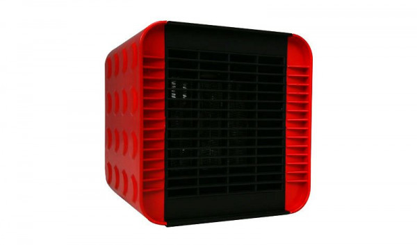 Sonnenkönig CUBY - radiateur soufflant en céramique Couleur : rouge, 1500 W, 18 x 19 x 18 cm, 20100021