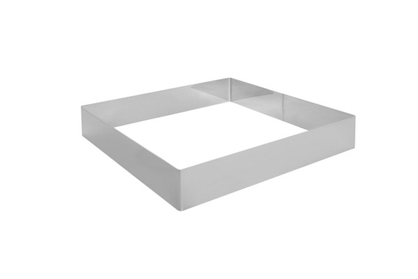 Cercle à gâteau Schneider "Carré", 28 x 28 x 5 cm, acier inoxydable, 155379