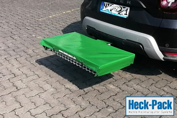Bâche polyvalente pour sac arrière, couleur verte, avec caoutchoucs expanseurs pour porte-bagages arrière de taille 1200 x 600 mm, 101484