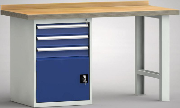 Etabli standard KLW - 1500 x 700 x 840 mm L x P x H, WS515N-1500M40-E7029