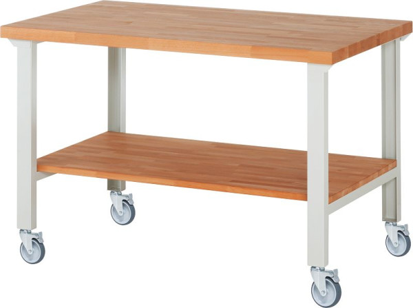 Etabli mobile RAU 7000-7, 1500x900x1000mm, 4 roulettes pivotantes, 05-7000-7-159B4S4.12