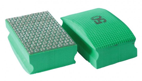 TECMIX patin de diamant, K50, 55 x 90 mm, vert, 17653