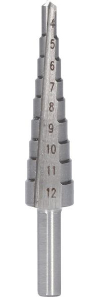 Foret étagé Brilliant Tools, Ø 4 - 12 mm, BT101926