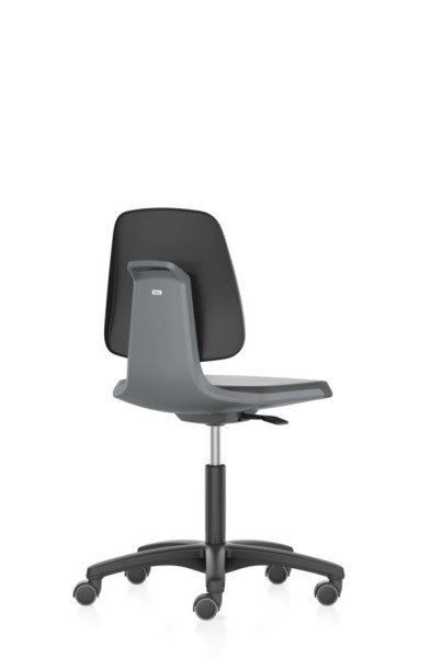 siège de travail bimos Labsit avec roulettes, assise H.450-650 mm, Supertec, coque d'assise anthracite, 9123-SP01-3285