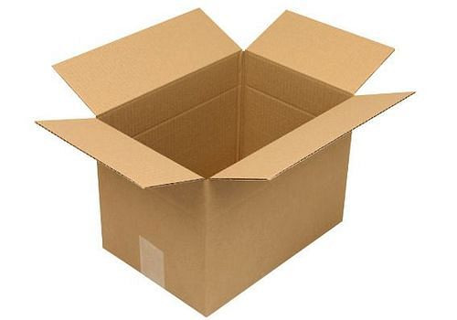 Boîte pliante en carton ondulé TransPak 1 paroi, dimensions intérieures 305 x 215 x 220 mm, format A4, qualité 1.20B, paquet de 50, 299419