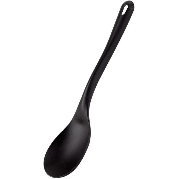 Cuillère de service Paderno, en matériau renforcé de fibre de verre, noire, longueur 35 cm, KK0503350