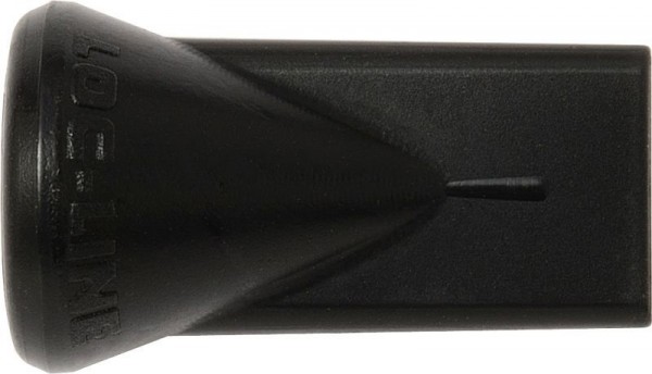 Loc-Line Flachdüse 12 x 1,0 mm schwarz, VE: 20 Stück, L49451S