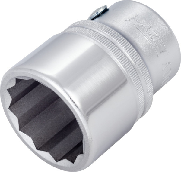 Insert de clé à douille Hazet, double hexagonal, carré creux 20 mm (3/4 pouce), profil extérieur double hexagonal, 1.1/4 ", 1000AZ-1.1/4