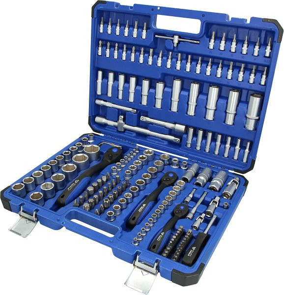 Jeu de clés à douilles Brilliant Tools, 172 pièces, 1/4", 3/8", 1/2", BT023172