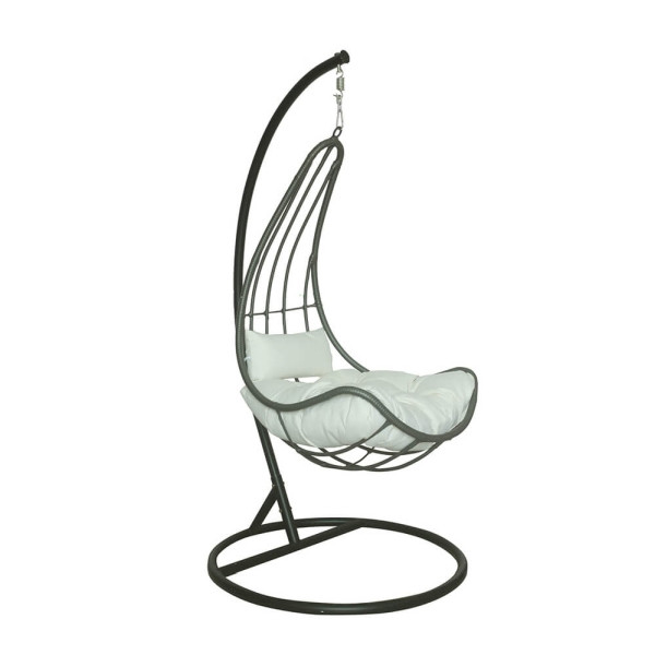HOME DELUXE fauteuil suspendu en polyrotin CAMA - avec housse de pluie, 8812