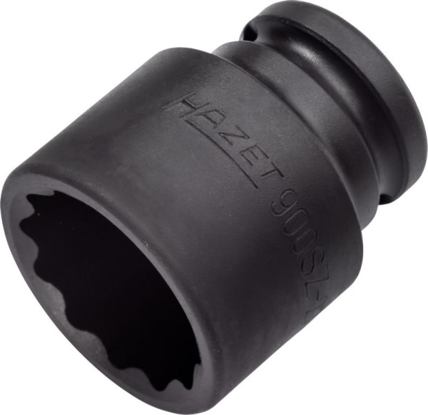Impact Hazet, douille tournevis machine, double hexagone, carré creux 12,5 mm, 27 mm, 900SZ-27