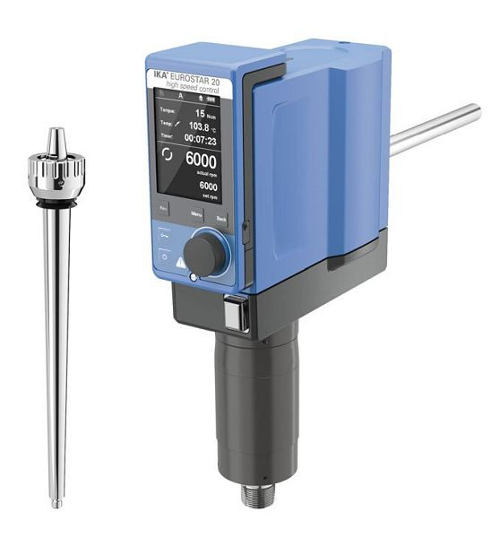 Agitateur électronique IKA, commande haute vitesse EUROSTAR 20, 0025001314