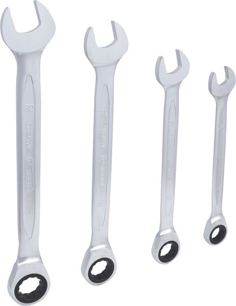 KS Tools GEARplus jeu de clés mixtes à cliquet, 4 pièces 24-32 mm, 503.4270