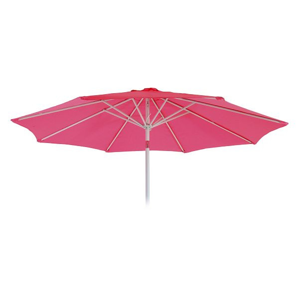 Housse de rechange Mendler pour parasol N18, housse de rechange pour parasol, Ø 2,7m tissu/textile 5kg, rose, 81638