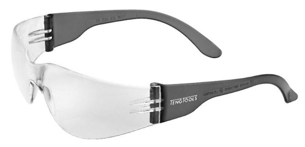 Teng Tools Lunettes de sécurité avec verres anti-buée transparents SG960