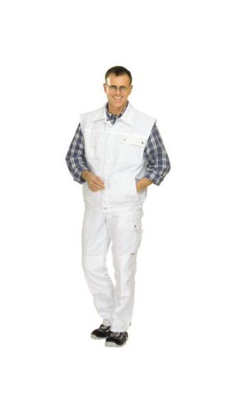 Gilet Planam Canvas 320, blanc pur/blanc pur, taille XXXL, 2162064