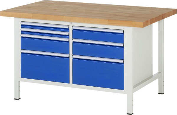 Etabli RAU série 8000 - modèle 8476, L1500 x P900 x H840 mm, 13-8476A2-159B4S.11