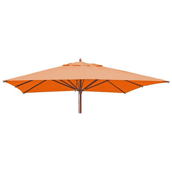 Housse de remplacement Mendler pour parasol en bois de gastronomie HWC-C57, housse de parasol, carré 3x3m polyester 3kg, terre cuite, 76660