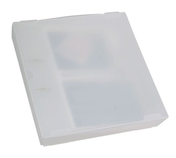 Etui Eichner PP + classeur à anneaux, transparent, hauteur de remplissage : 25 mm, 9330-00318