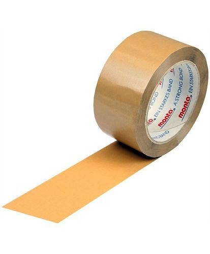 ruban adhésif monta monta 201, gaufré, marron, UE : 36 rouleaux, 299535