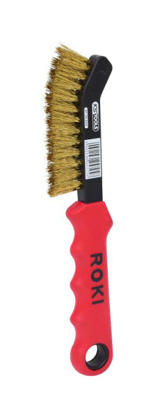 KS Tools Brosse métallique pour étrier de frein en fil de laiton 2 rangées 201.2322