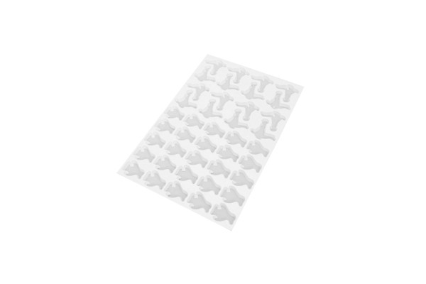 Schneider - Tapis à emporte-pièce en plastique, phoque/pingouin, n° 18, 70 mm/75 mm, 166037
