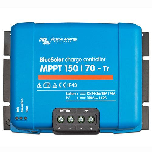 Contrôleur de charge solaire Victron Energy MPPT BlueSolar MPPT 150/70-Tr, 1-67-008565, SCC010070200