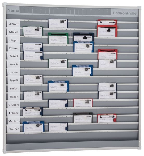 Planificateur d'atelier Eichner large pour ateliers automobiles, dimensions : 1 125 x 1 315 mm, 9019-00593