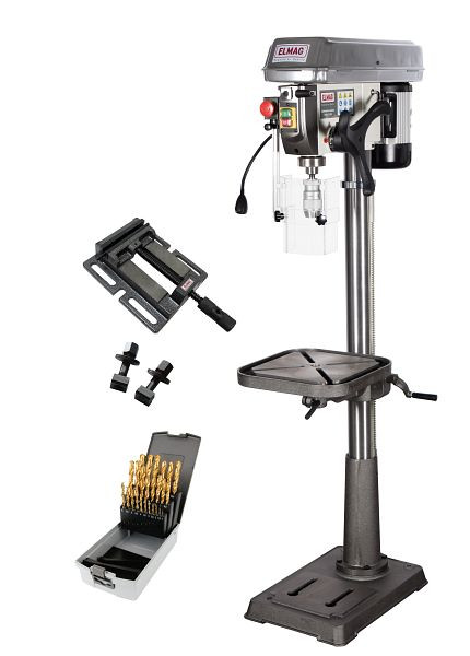 ELMAG KBM perceuse d'établi professionnelle compacte 16 SN SET campagne, 16032