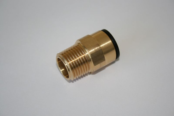 ELMAG connecteur droit à visser, GEZ 15 x 1/2' - laiton, 11750