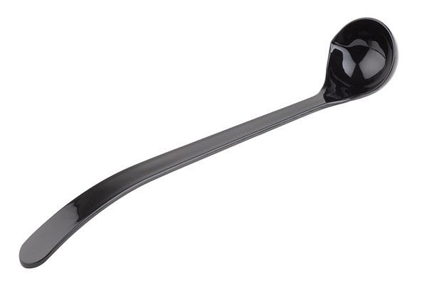 Cuillère à vinaigrette APS, Ø 6 cm, longueur 34 cm, SAN, noire, résistante à la chaleur jusqu'à + 100°C, 88609