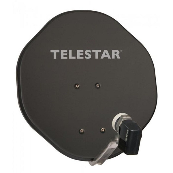 TELETAR ALURAPID 45 Antenne parabolique Twin LNB, gris, 5102502-AG