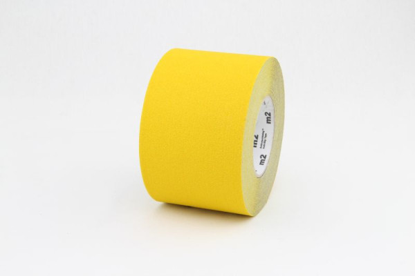 Revêtement antidérapant m2 Rouleau jaune déformable 100mmx18,3m, M2GR100183
