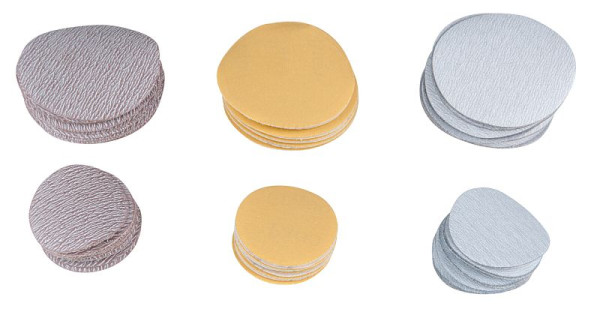 Patins de ponçage de rechange KS Tools, grain 400, diamètre 75 mm, paquet de 10, 515.5115