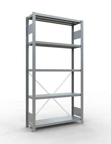 Étagère Schulte, champ de base, 5 niveaux de rangement, traverse, charge du compartiment 250 kg, 1060 x 336 x 2000 mm, 278737