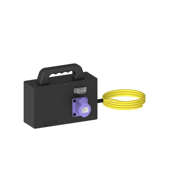 ELSPRO Mobiler Sicherheitstransformator HILDEN, 160 VA, Steckdosen: 1 CEE 24 V 16 A 2 p, 3380170