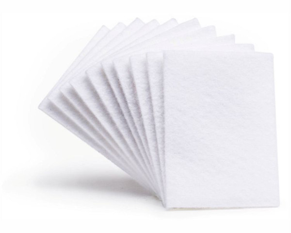 ELMAG feutre blanc pour signature 40x60x2mm (10 pièces), 58584