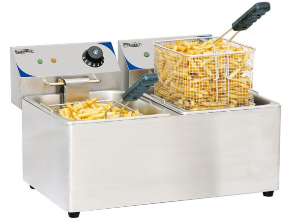 Friteuse Casselin 2 x 8L, CFE82