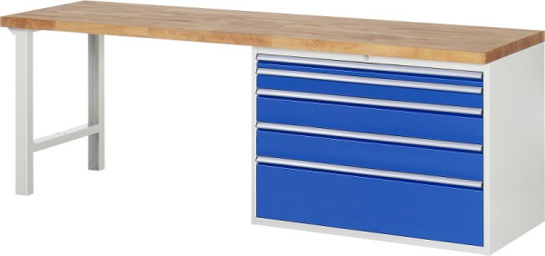 Etabli RAU série 7000 - modèle 7711, L2500 x P700 x H840 mm, 13-7711A1-257B4S.11