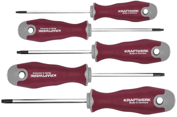 Jeu de tournevis Kraftwerk PRO LINE pour TX 5 pièces, 105.402.003