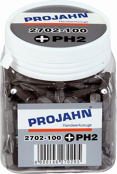 Embout Projahn 1/4 "longueur 25 mm Phillips Nr 3 pack de 100, 2703-100