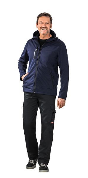 Veste softshell Planam Outdoor Hawk, marine, taille 4XL, 3356068