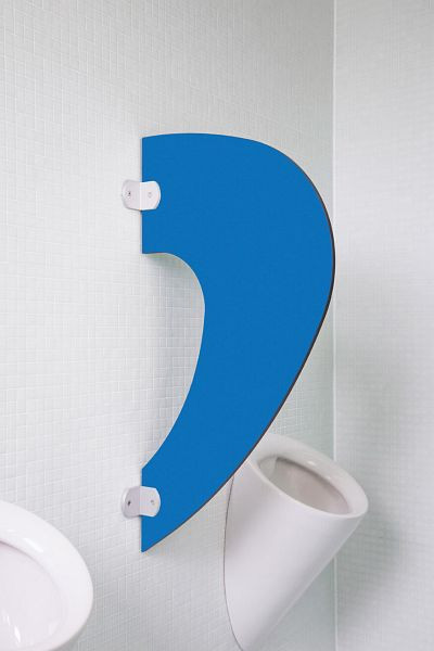 Paroi pubienne design KEMMLIT Imola aux couleurs vives, bleu Pacifique, 351.006