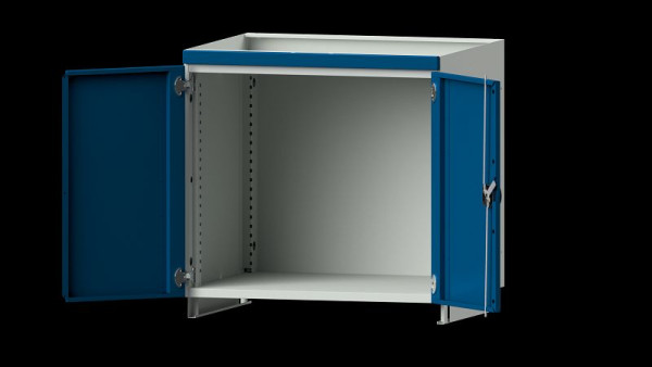Système d'armoires modulaires pour armoires supérieures ANKE, modèle 300, 865 x 720 x 800 mm, RAL 7035/5010, avec portes, 631.191