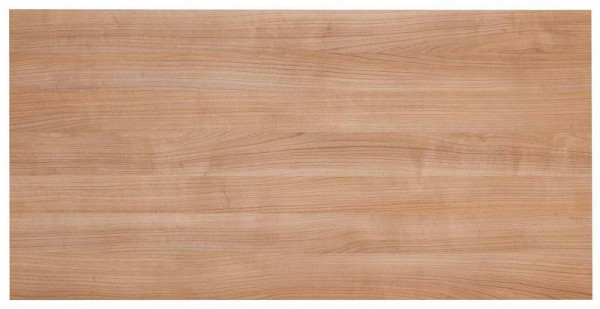Plateau de table Hammerbacher 160x80cm avec système de perçage noyer, forme rectangulaire, VKP16/N