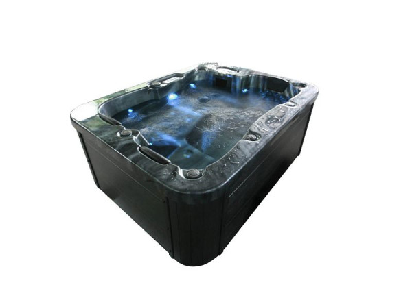 HOME DELUXE bain à remous extérieur BLACK MARBLE PURE, 23381
