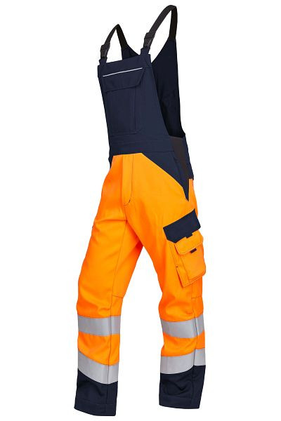 Salopette ROFA 2382, taille 56, couleur 375-orange vif-marine, 6652382-375-56